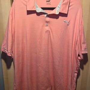 Puma Men's Coral Polo Shirt Size XXL